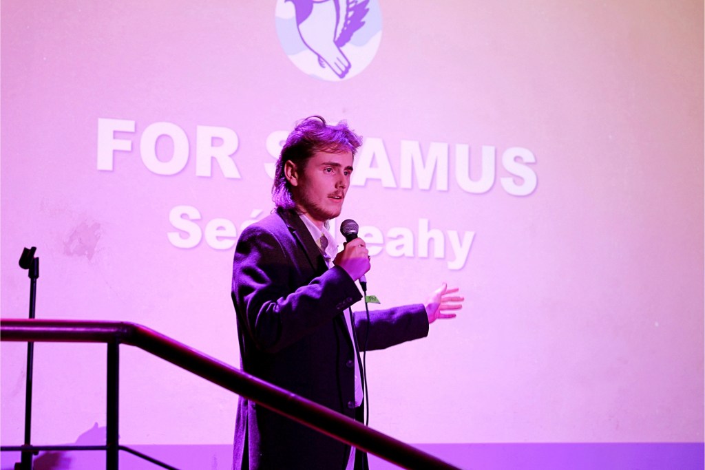 Myself presenting For Séamus at The People's Picturehouse Cork - 29/07/2026